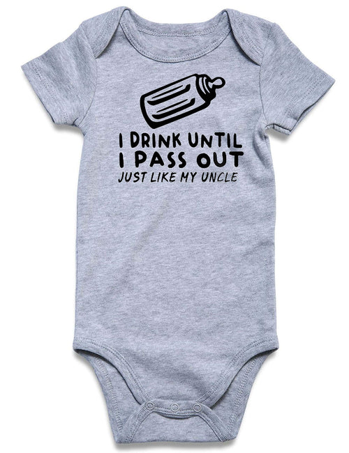 UNIFACO My Uncle Baby Clothes Boys Uncle Niece Baby Clothes Baby Announcement Uncle Saying Baby Gifts From Uncle