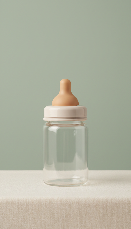 Glass Anti-Colic Baby Bottle Comfort Nipple