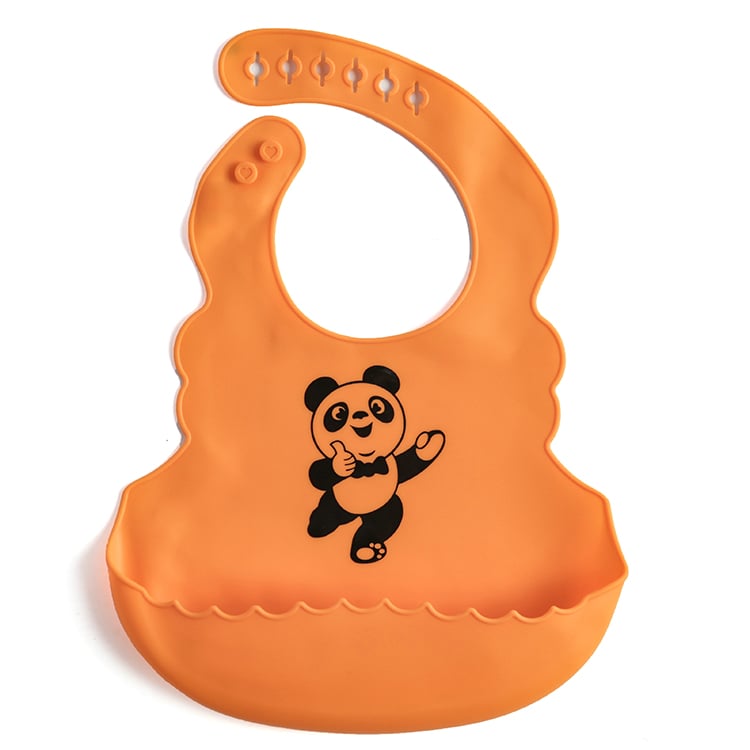 Silicone Saliva Pocket Bib for Babies