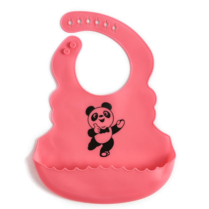 Silicone Saliva Pocket Bib for Babies