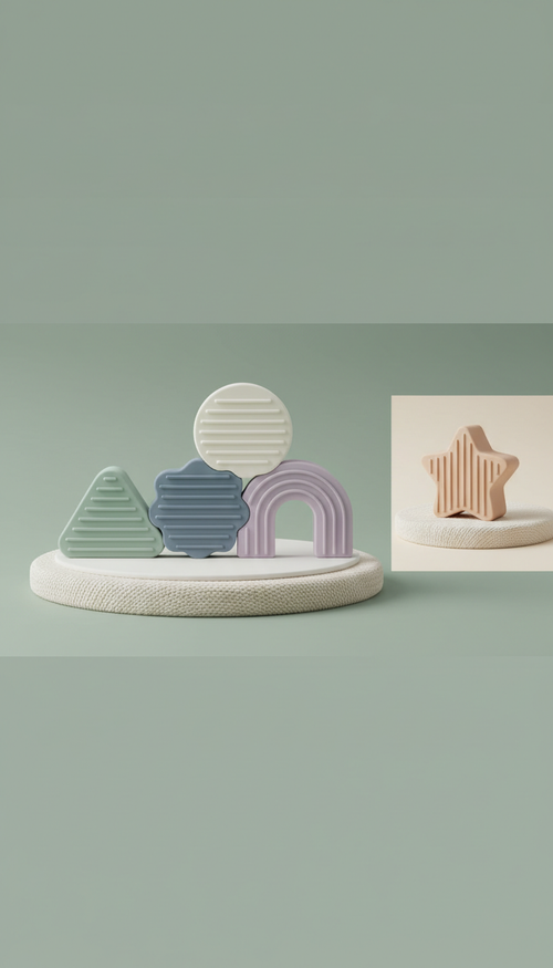 Non-Slip Silicone Bath Toy Set