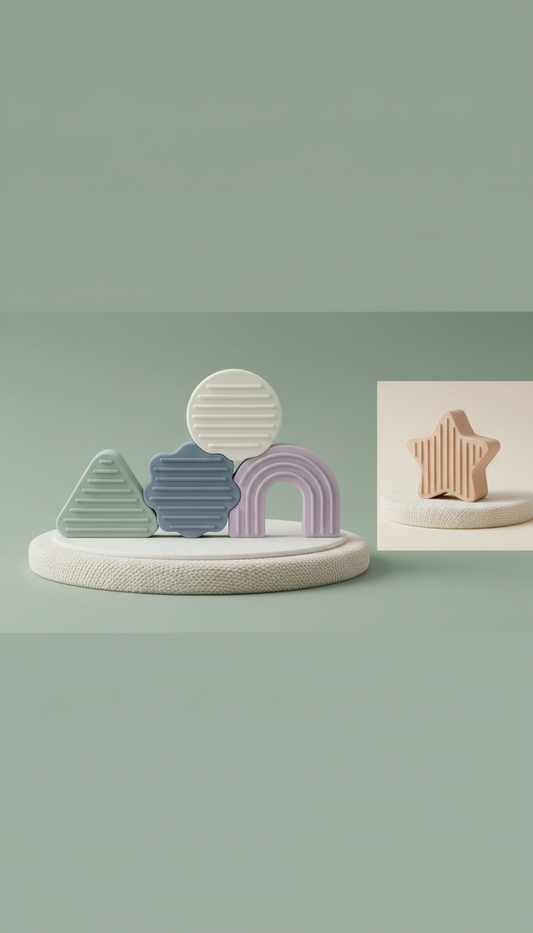 Non-Slip Silicone Bath Toy Set