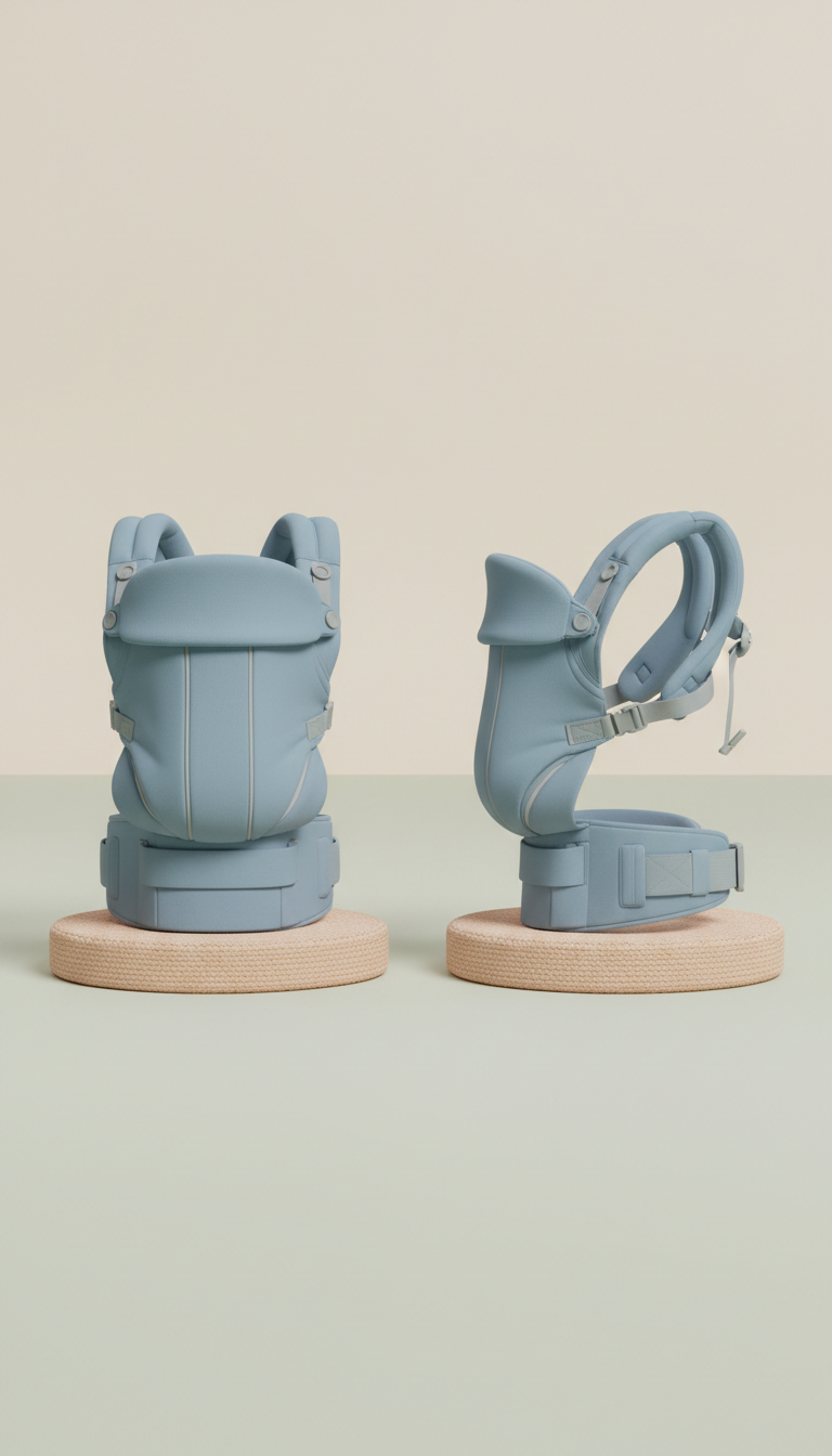 Ergonomic Baby Carrier Gentle Blue
